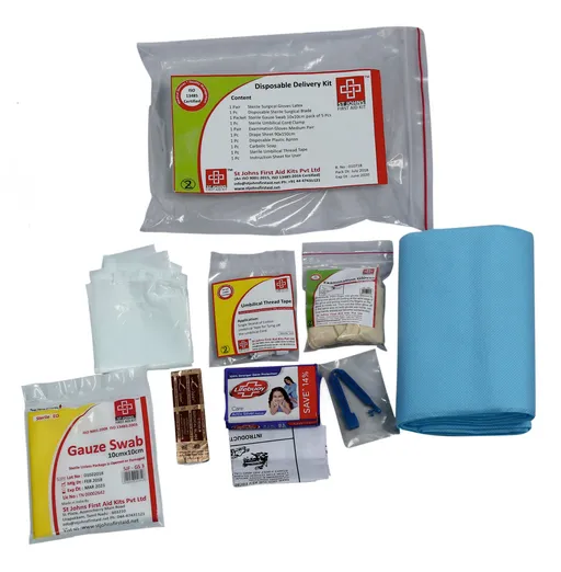St Johns First Aid Dispsable Delivery Kit — thumbnail 2