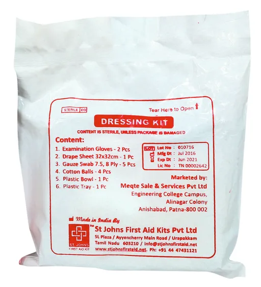 St Johns First Aid Dressing Kit